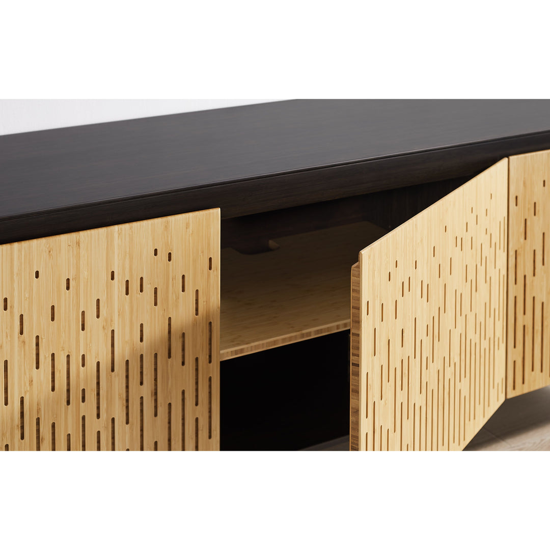 Hanna Console Sideboard - Caviar/Wheat