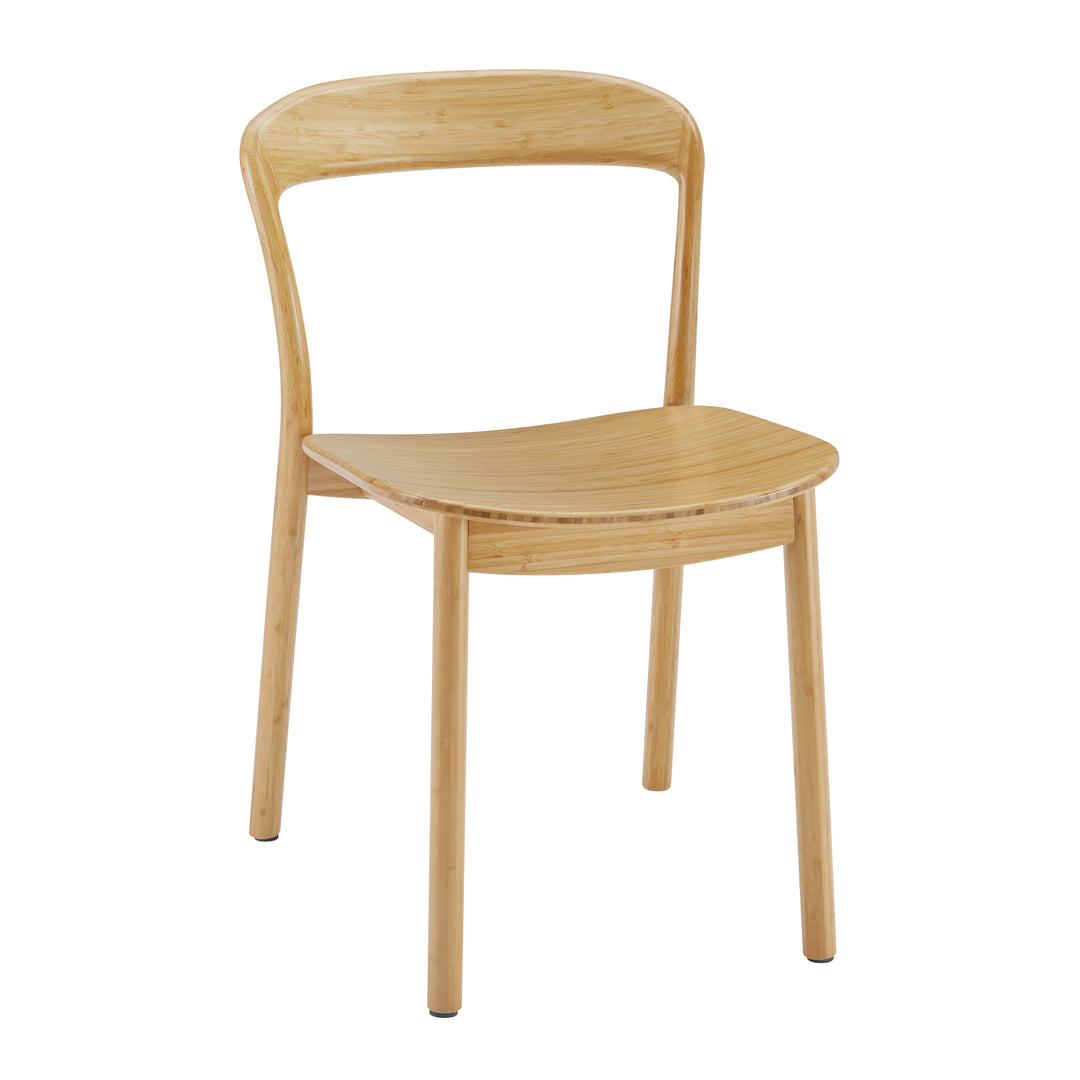 Hanna Dining Chair Bamboo Seat - Wheat (Set of 2)