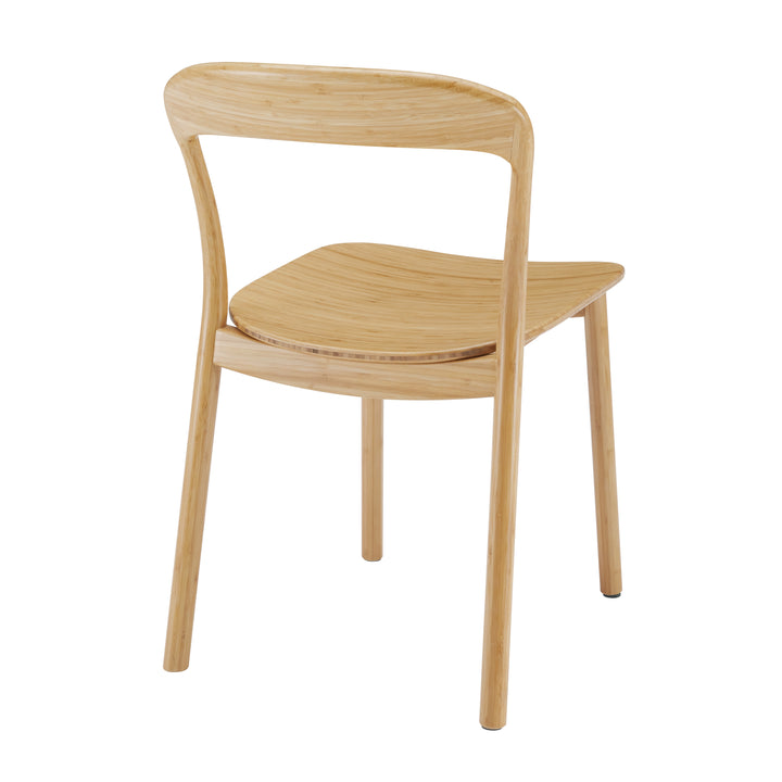 Hanna Dining Chair Bamboo Seat - Wheat (Set of 2)