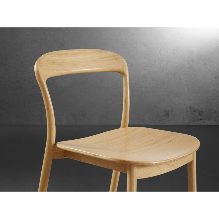 Hanna Dining Chair Bamboo Seat - Wheat (Set of 2)