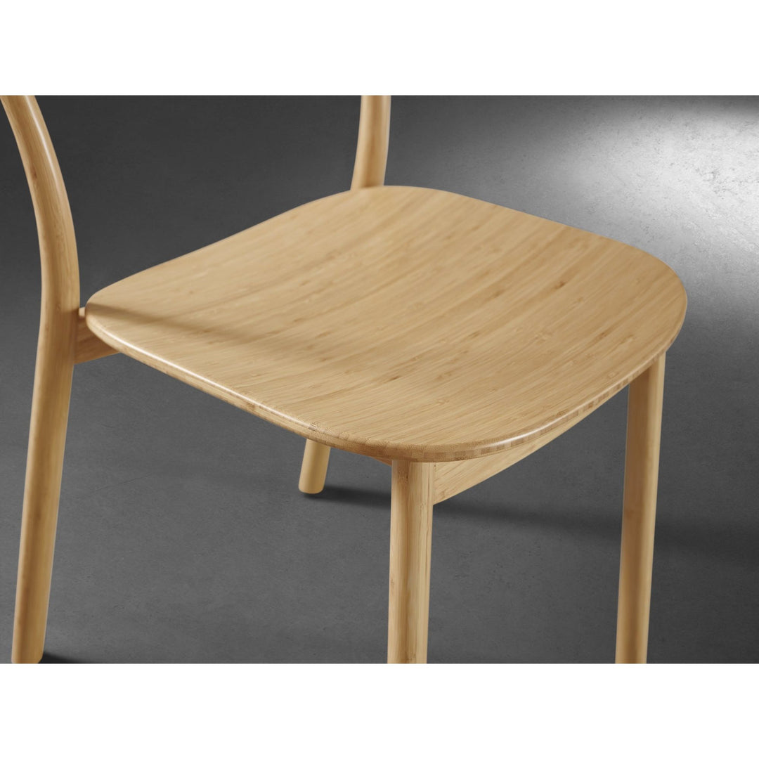 Hanna Dining Chair Bamboo Seat - Wheat (Set of 2)