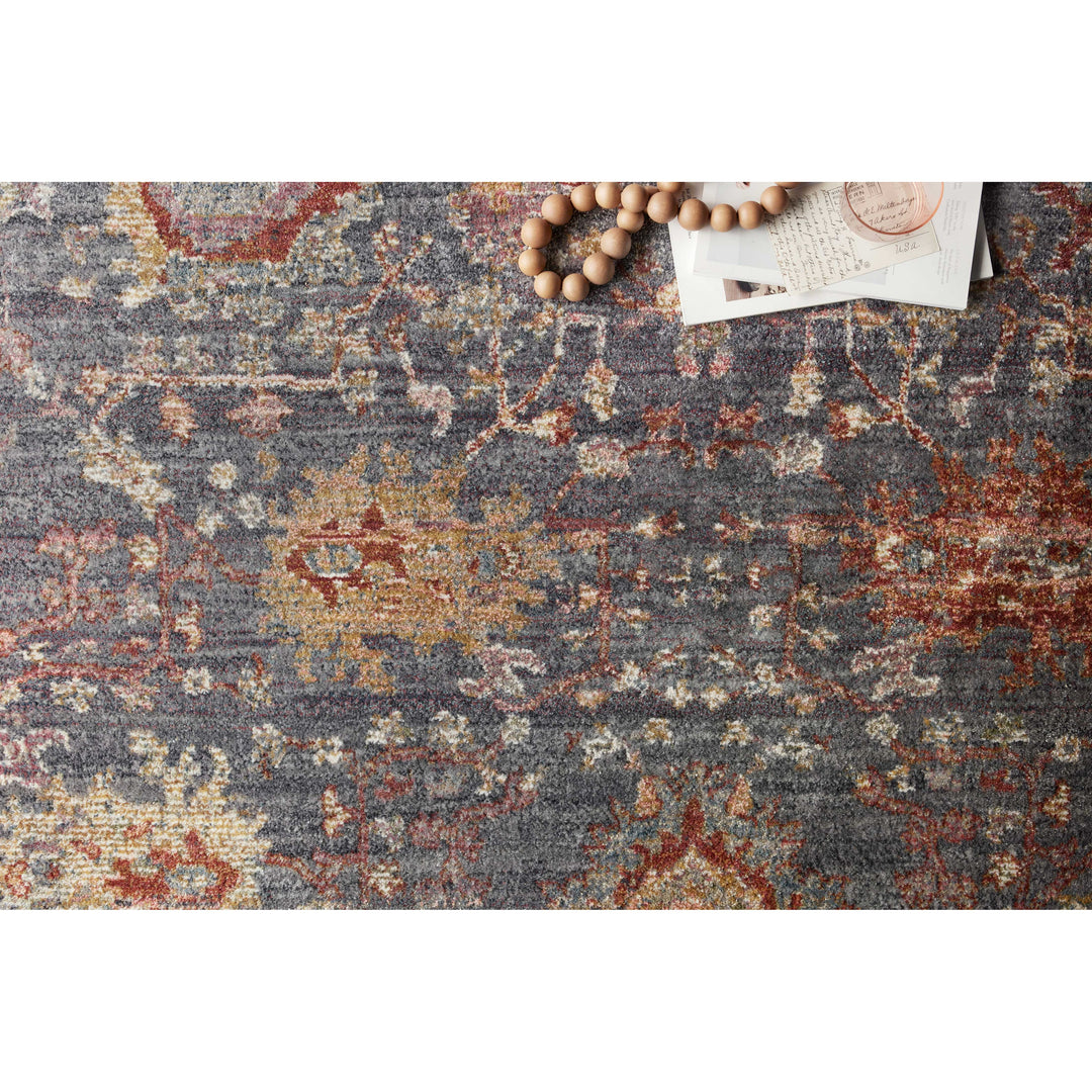 Loloi Giada Grey / Multi 9'-0" x 12'-0" Area Rug