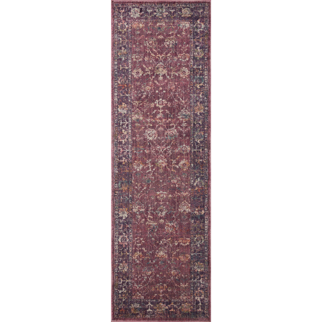 Loloi Giada Grape / Multi 2'-7" x 12'-0" Runner Rug