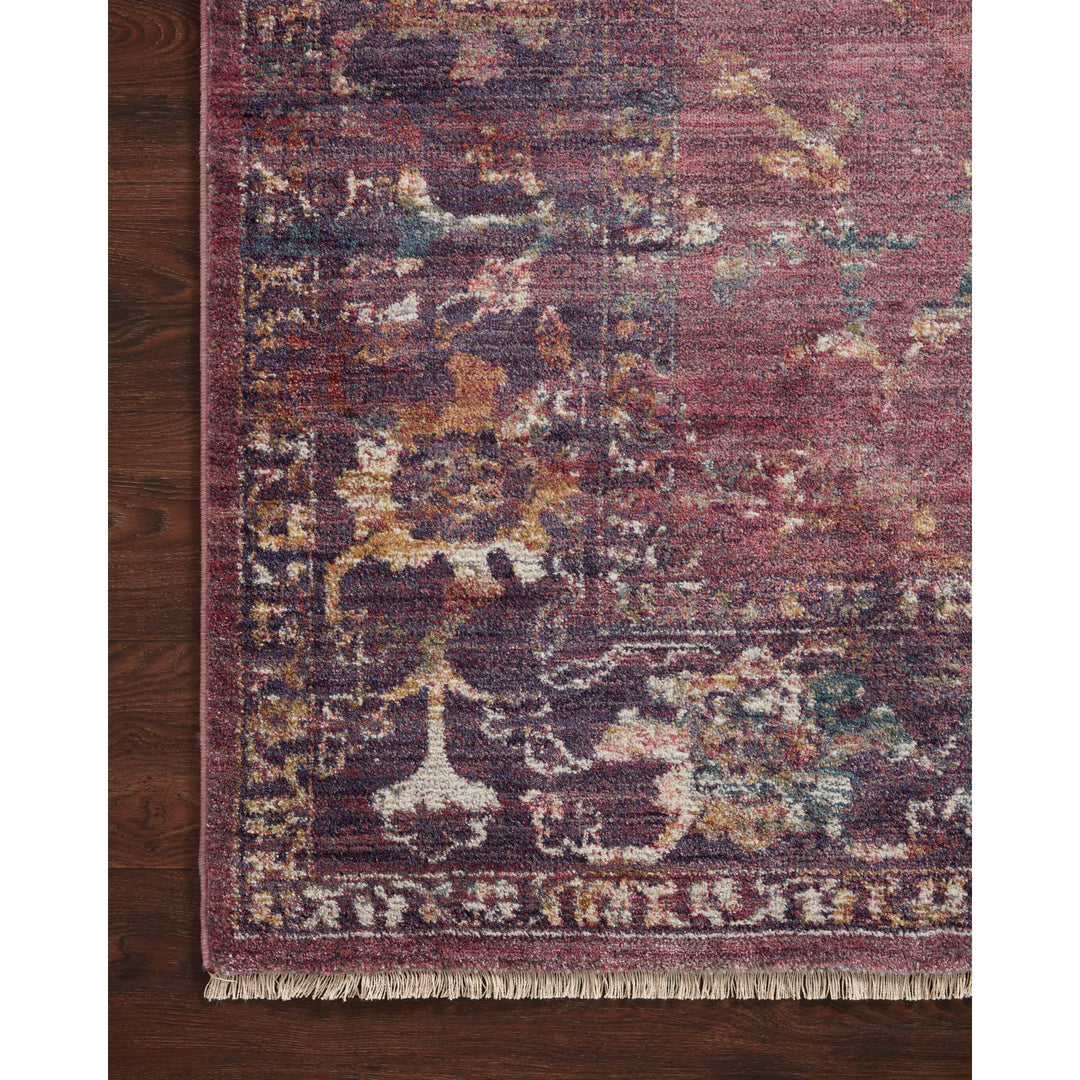 Loloi Giada Grape / Multi 3'-7" x 5'-7" Accent Rug