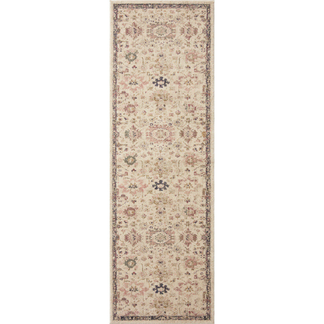 Loloi Giada Ivory / Multi 5'-0" x 5'-0" Round Area Rug