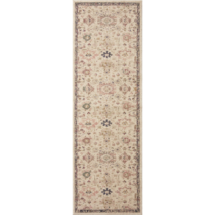 Loloi Giada Ivory / Multi 5'-0" x 5'-0" Round Area Rug