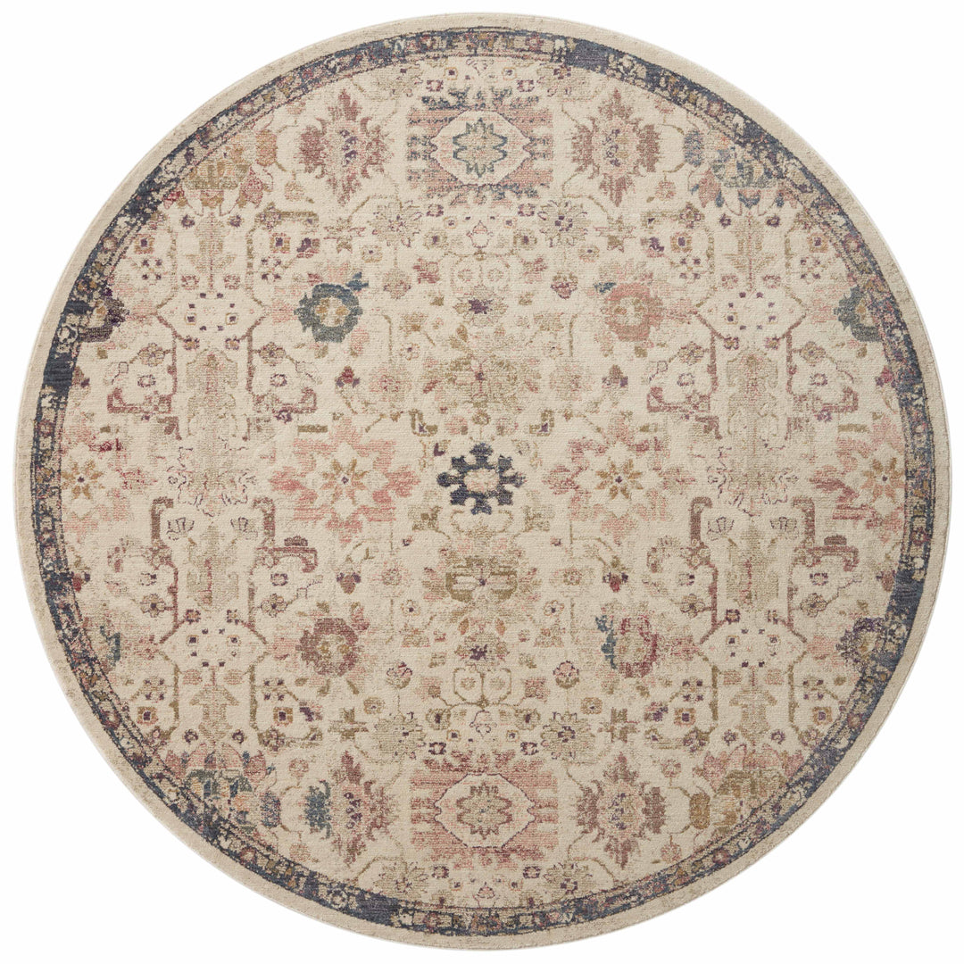 Loloi Giada Ivory / Multi 18" x 18" Sample Rug