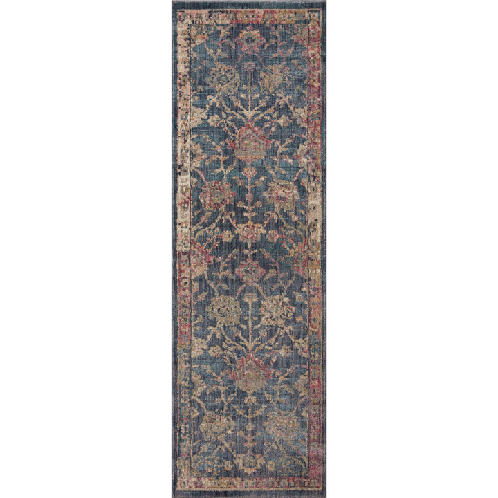 Loloi Giada Navy / Multi 2'-7" x 8'-0" Runner Rug