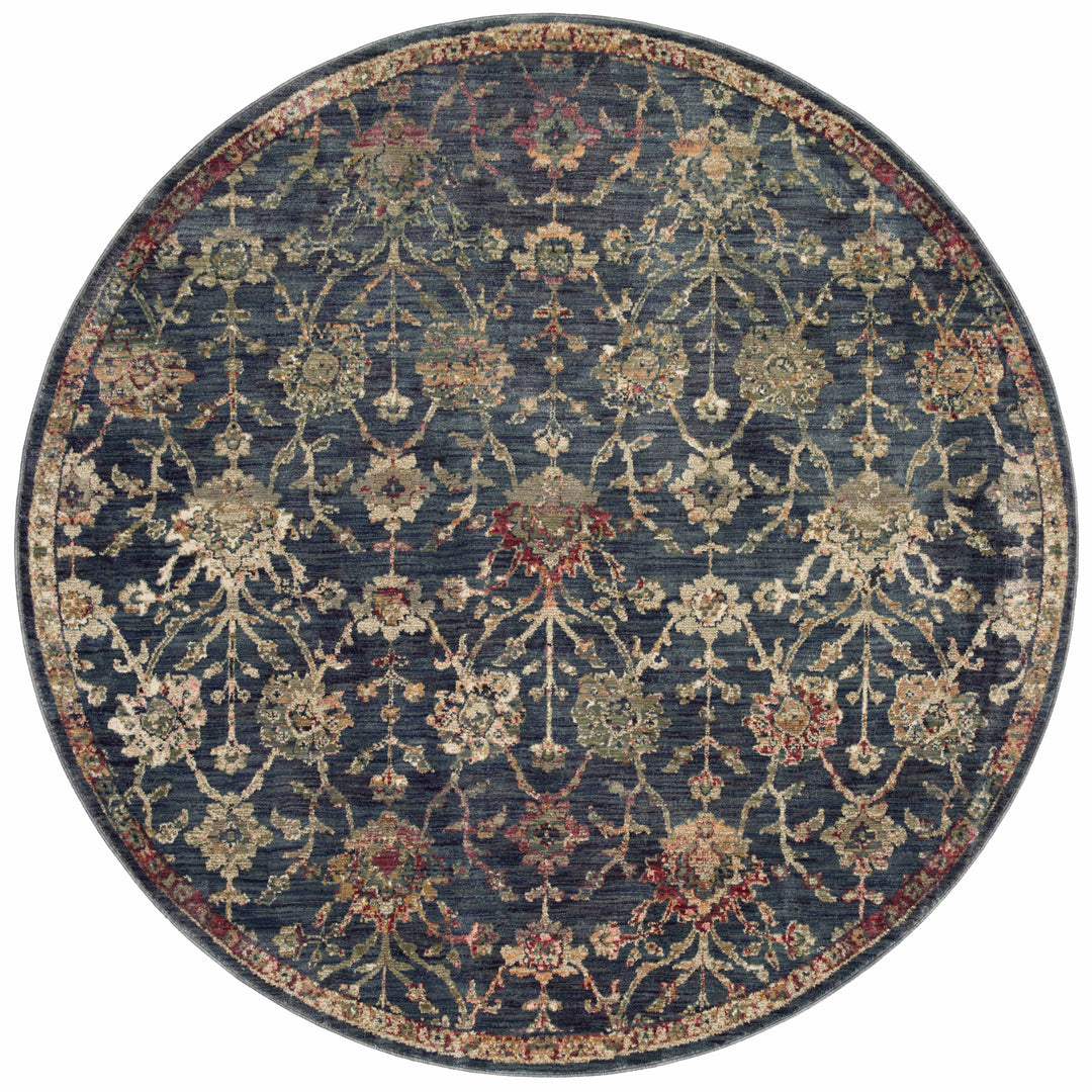 Loloi Giada Navy / Multi 18" x 18" Sample Rug