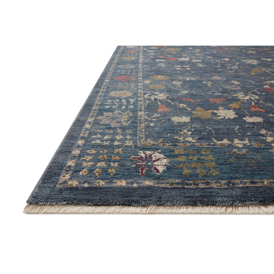 Loloi Giada Denim / Multi 2'-7" x 12'-0" Runner Rug