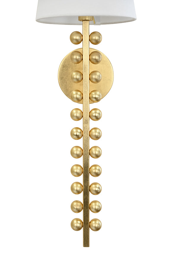 Gino One Arm Ball Lined Sconce