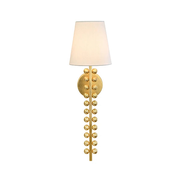 Gino One Arm Ball Lined Sconce
