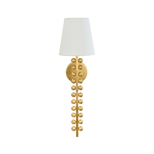 Gino One Arm Ball Lined Sconce