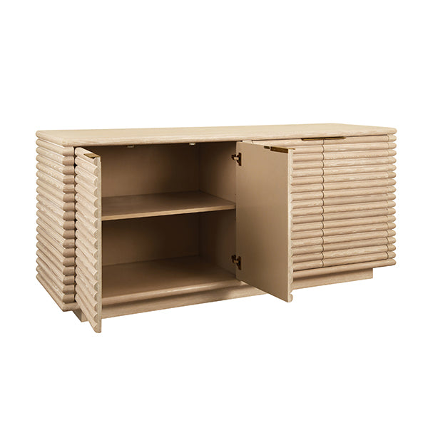 Giovanni Four Door Large Horizontal Reed Buffet