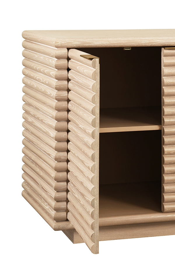 Giovanni Four Door Large Horizontal Reed Buffet