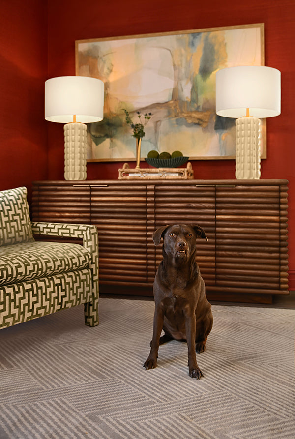 Cece Scalloped Ceramic Table Lamp