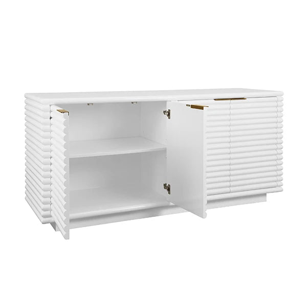 Giovanni Four Door Large Horizontal Reed Buffet