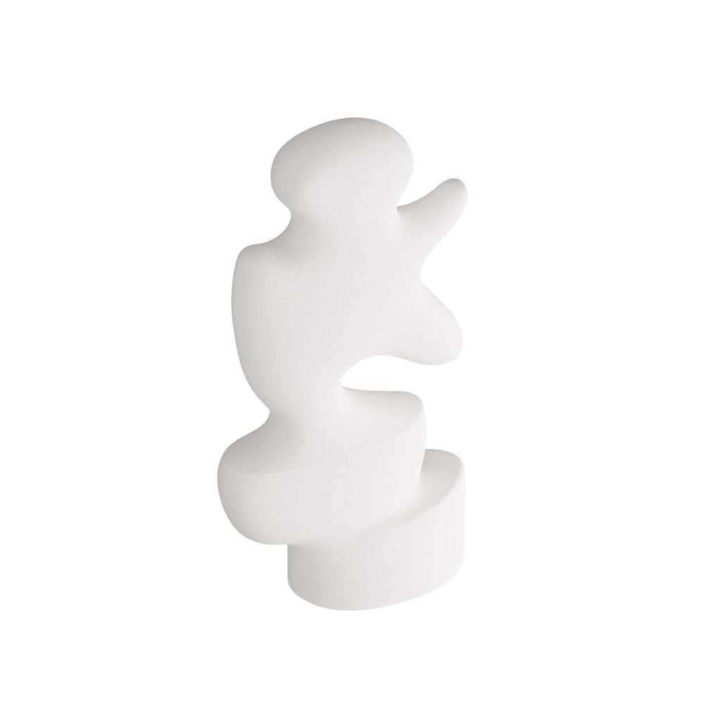 Decorative Objects Emery Sculpture - White