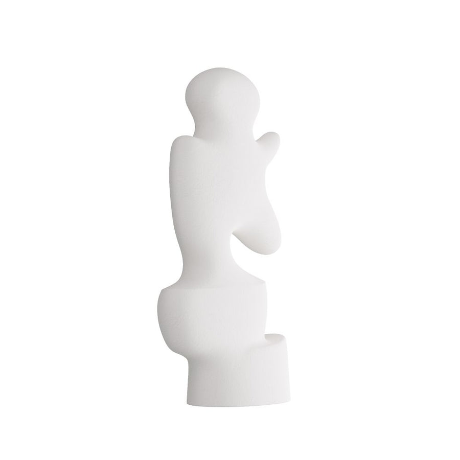 Decorative Objects Emery Sculpture - White