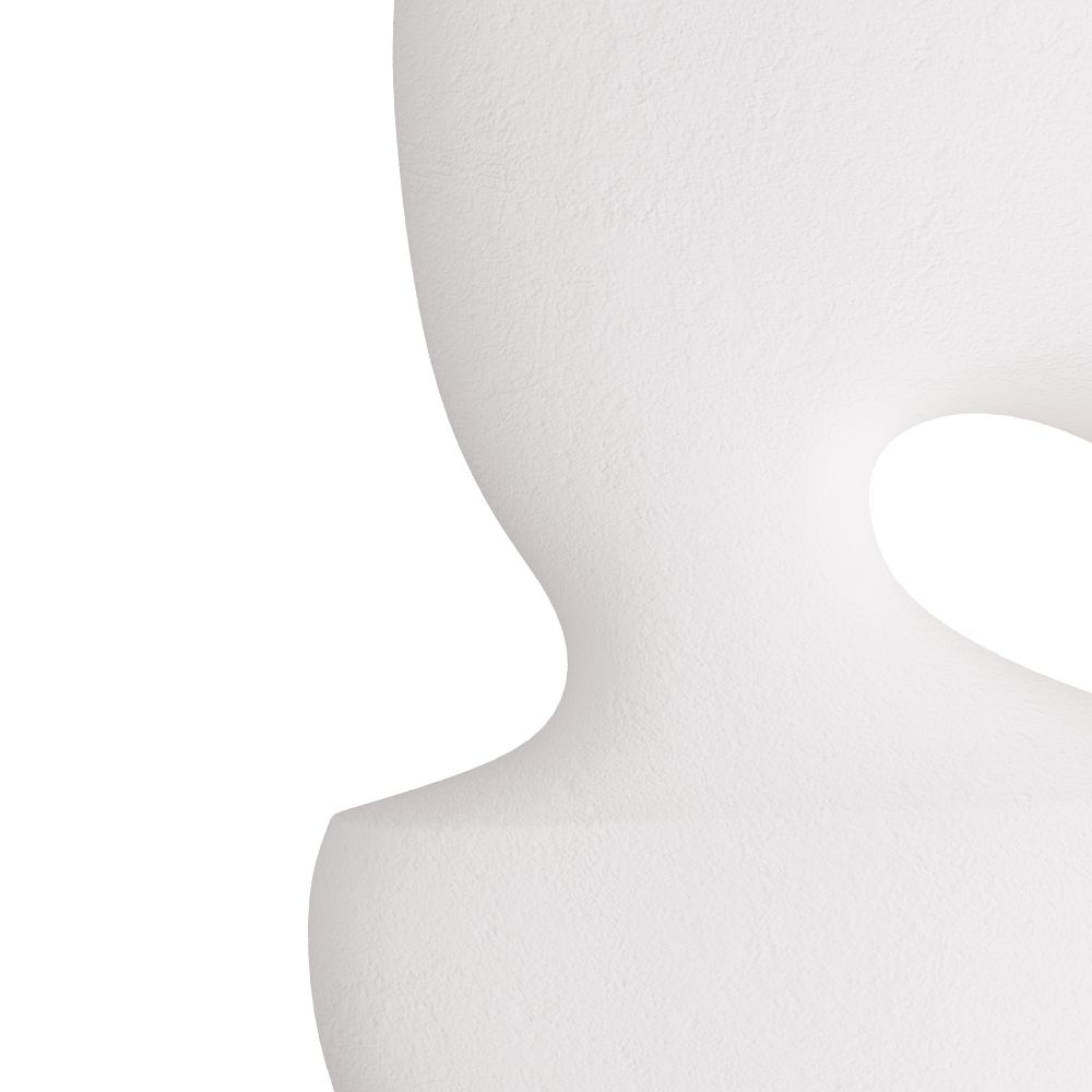 Emery Sculpture - White