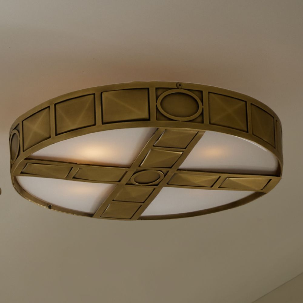 Flush Mounts Troy Flush Mount - Gold