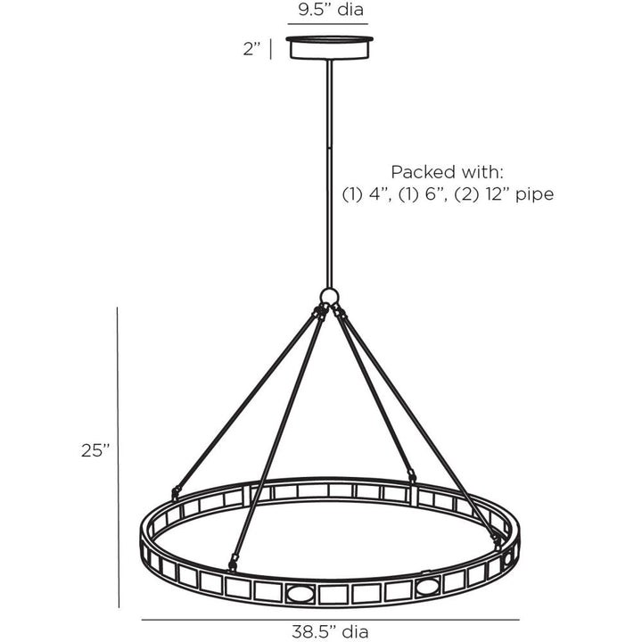 Troy Chandelier - Gold