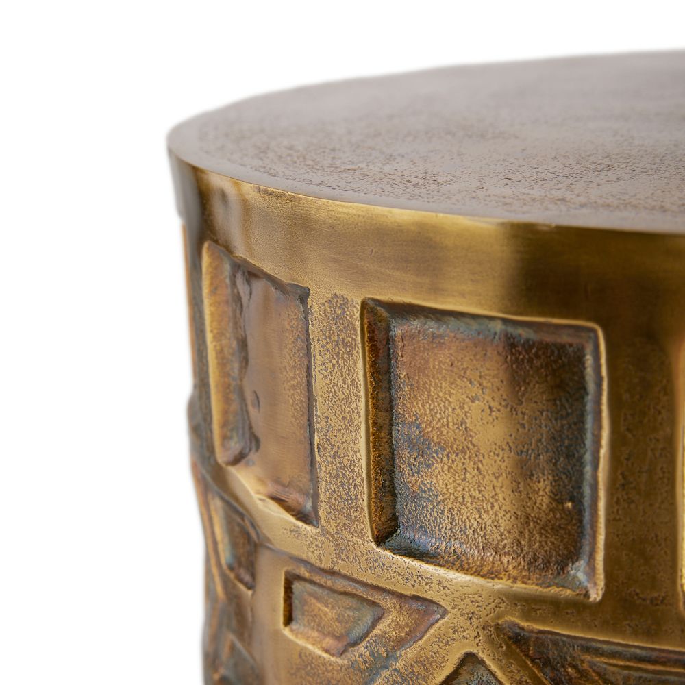 Side Tables Celestia End Table - Gold