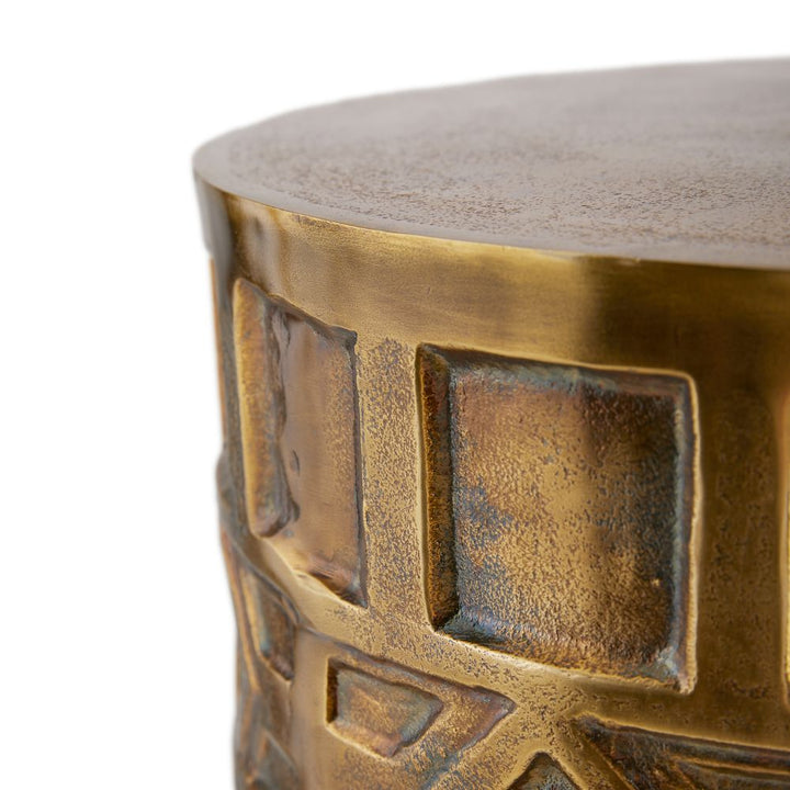 Side Tables Celestia End Table - Gold