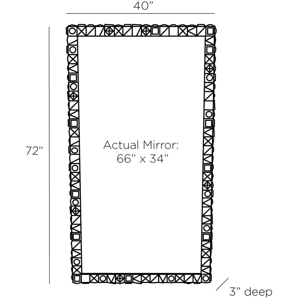 Troy Mirror - Gold