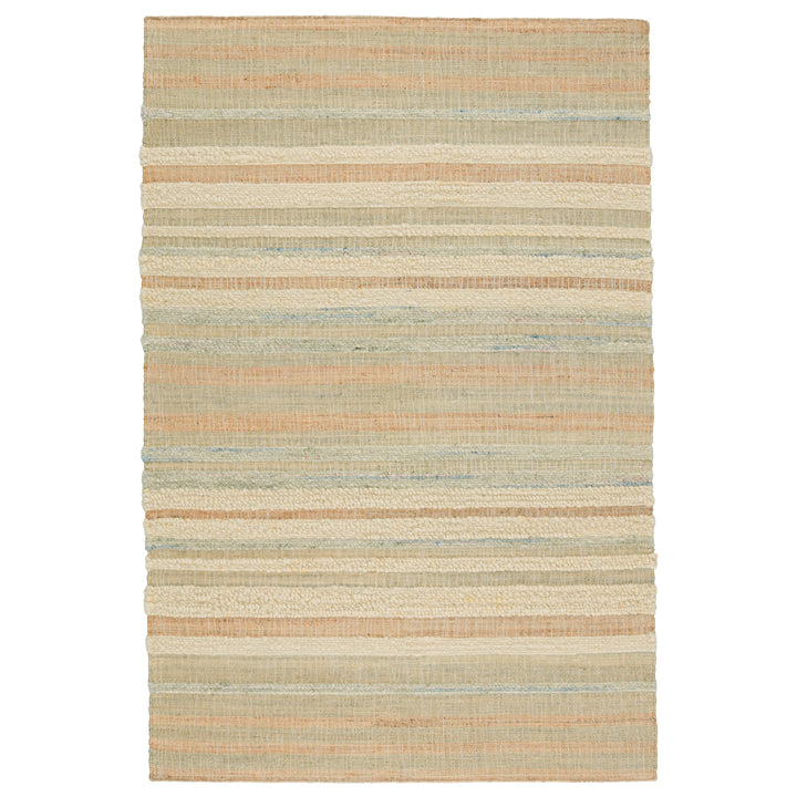 Jaipur Living Eirene Natural Striped Beige/ Blue Runner Rug (2'6"X9')