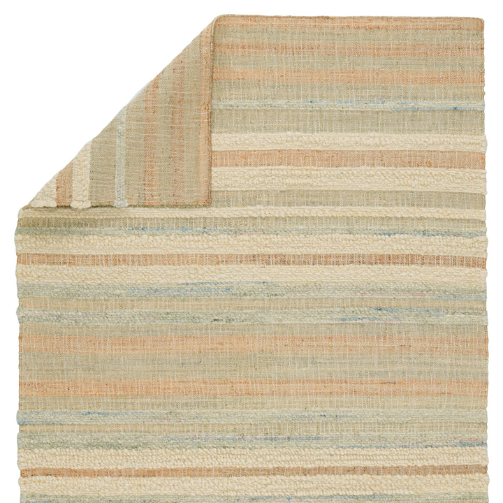 Jaipur Living Eirene Natural Striped Beige/ Blue Area Rug (5'X8')