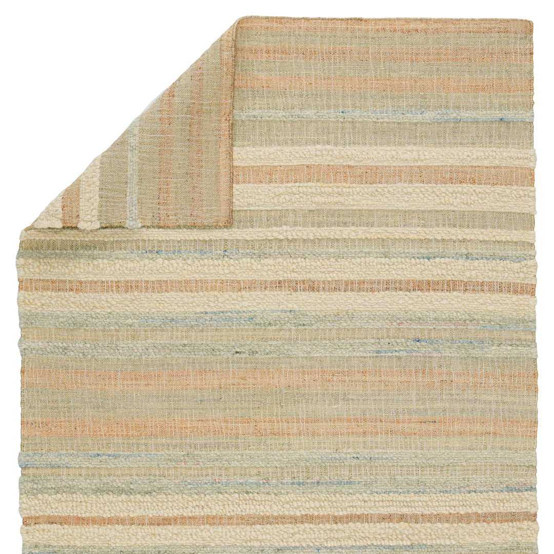 Jaipur Living Eirene Natural Striped Beige/ Blue Area Rug (8'X10')