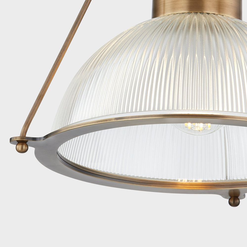 Flush Mounts Glint Semi Flush - Patina Brass