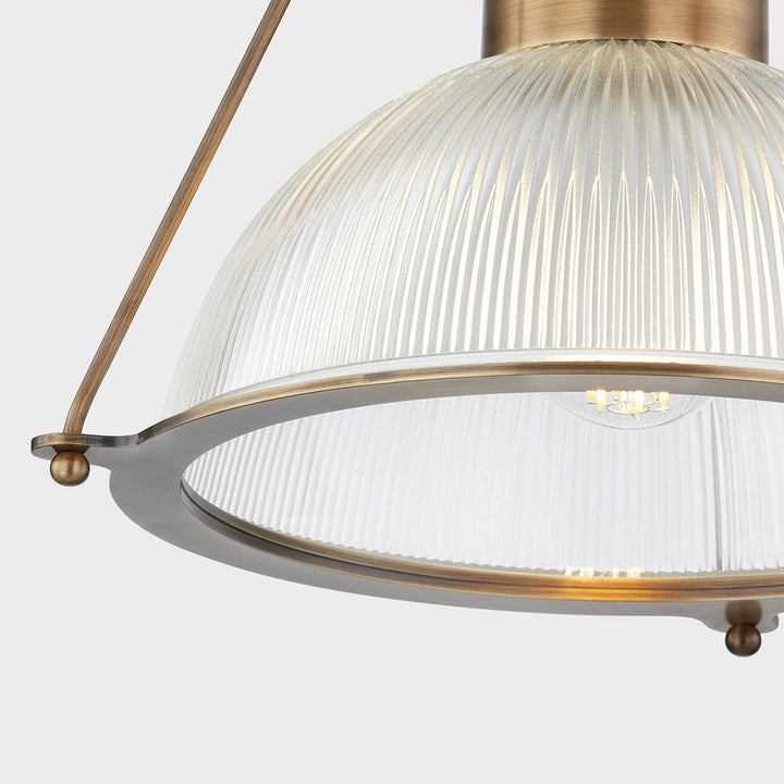 Flush Mounts Glint Semi Flush - Patina Brass