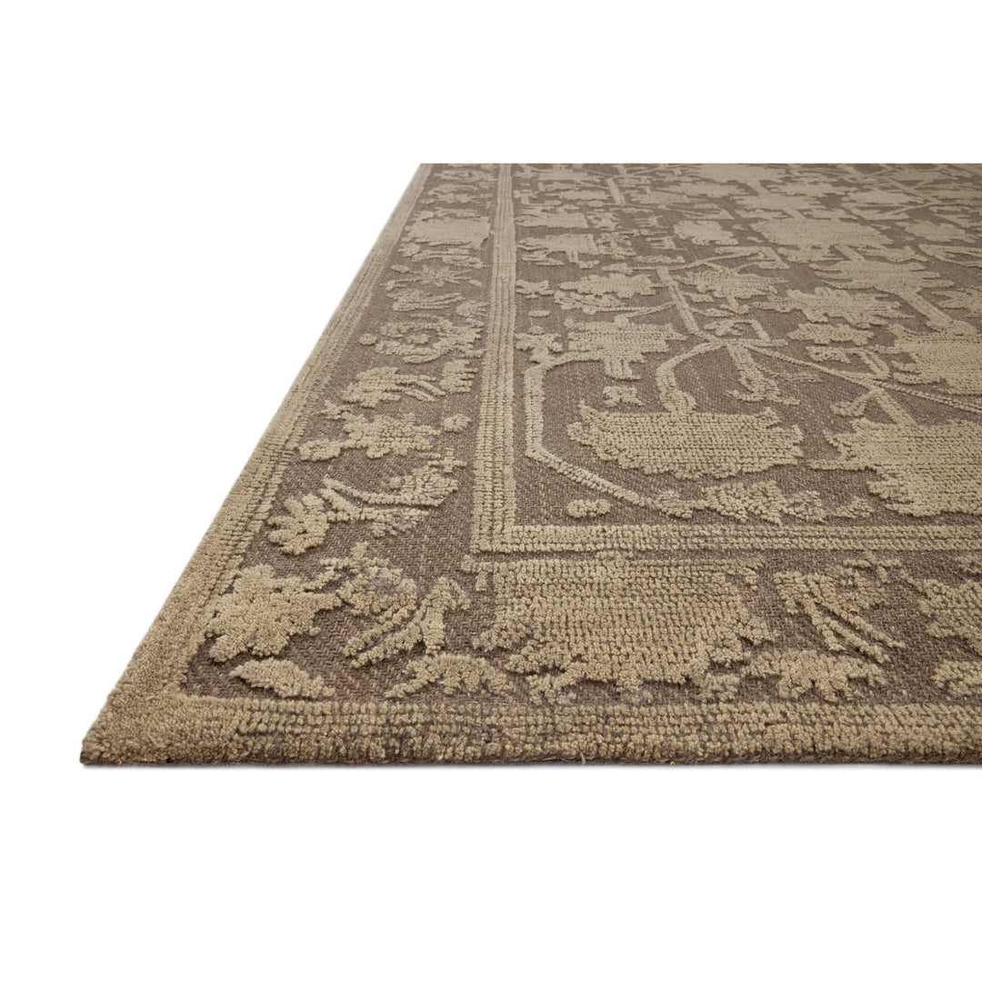 Magnolia Home By Joanna Gaines x Loloi Gloria Bark / Khaki 5'-0" x 7'-6" Area Rug