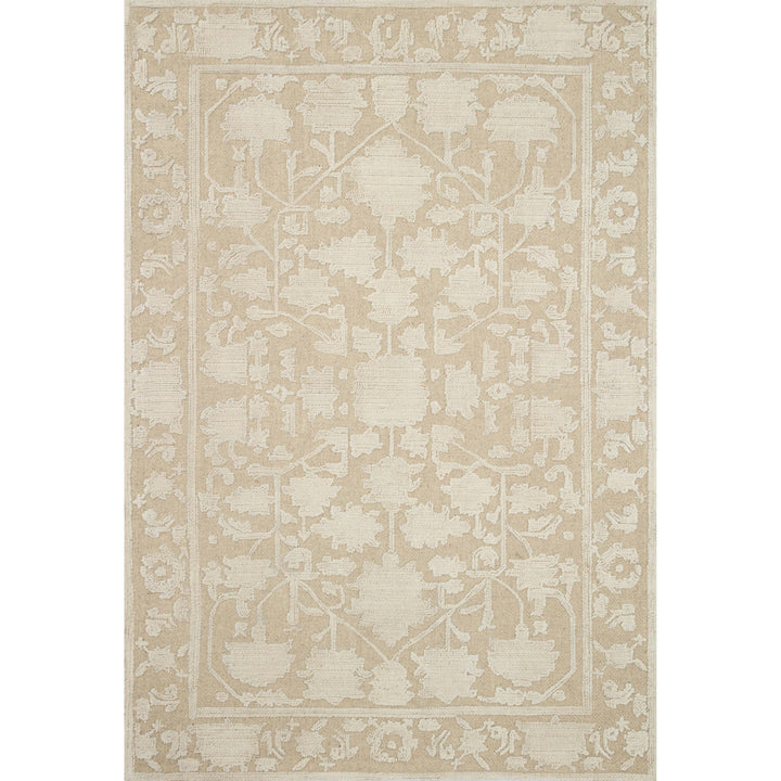 Magnolia Home By Joanna Gaines x Loloi Gloria Natural / Ivory 2'-3" x 3'-9" Accent Rug