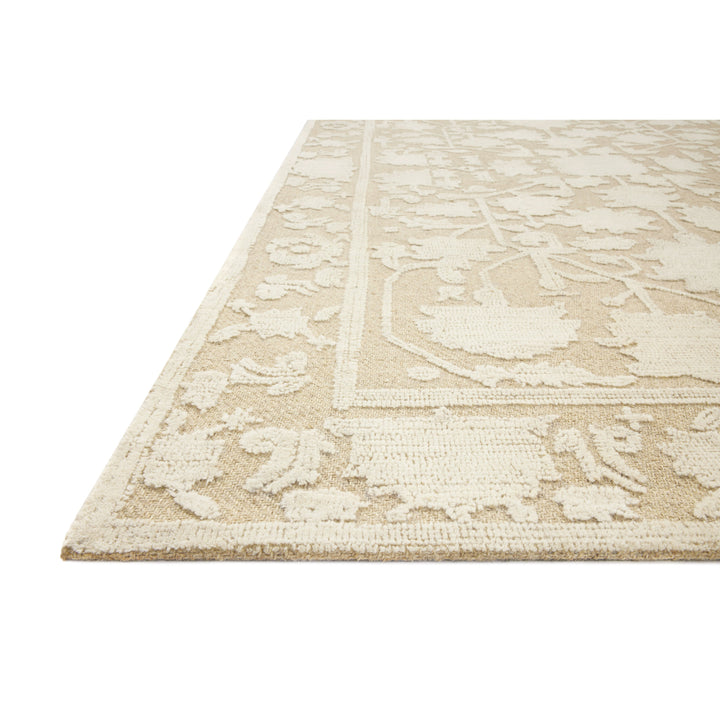 Magnolia Home By Joanna Gaines x Loloi Gloria Natural / Ivory 2'-3" x 3'-9" Accent Rug