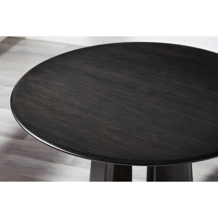 Luna 48” Round Dining Table - Caviar