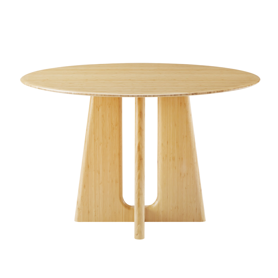 Luna 48“ Round Dining Table - Wheat