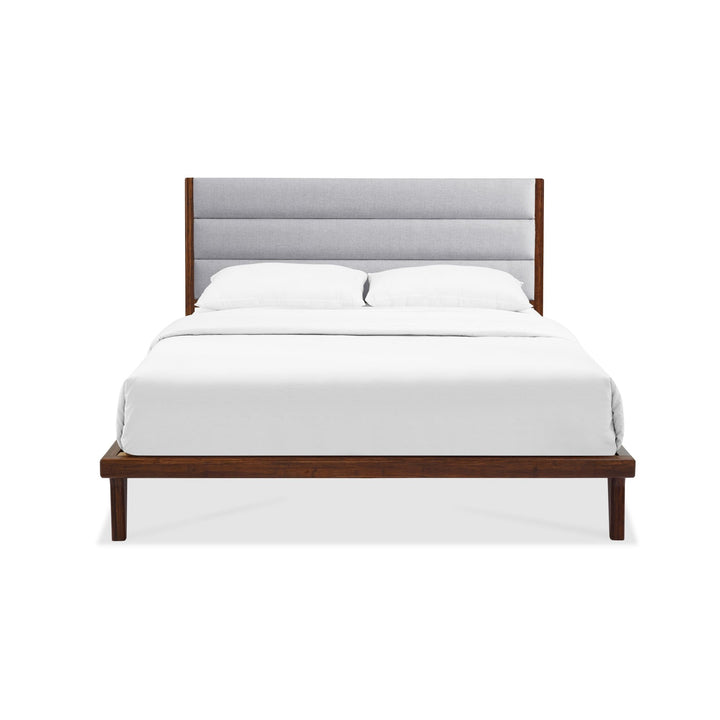 Mercury Upholstered Eastern King Platform Bed - Exotic