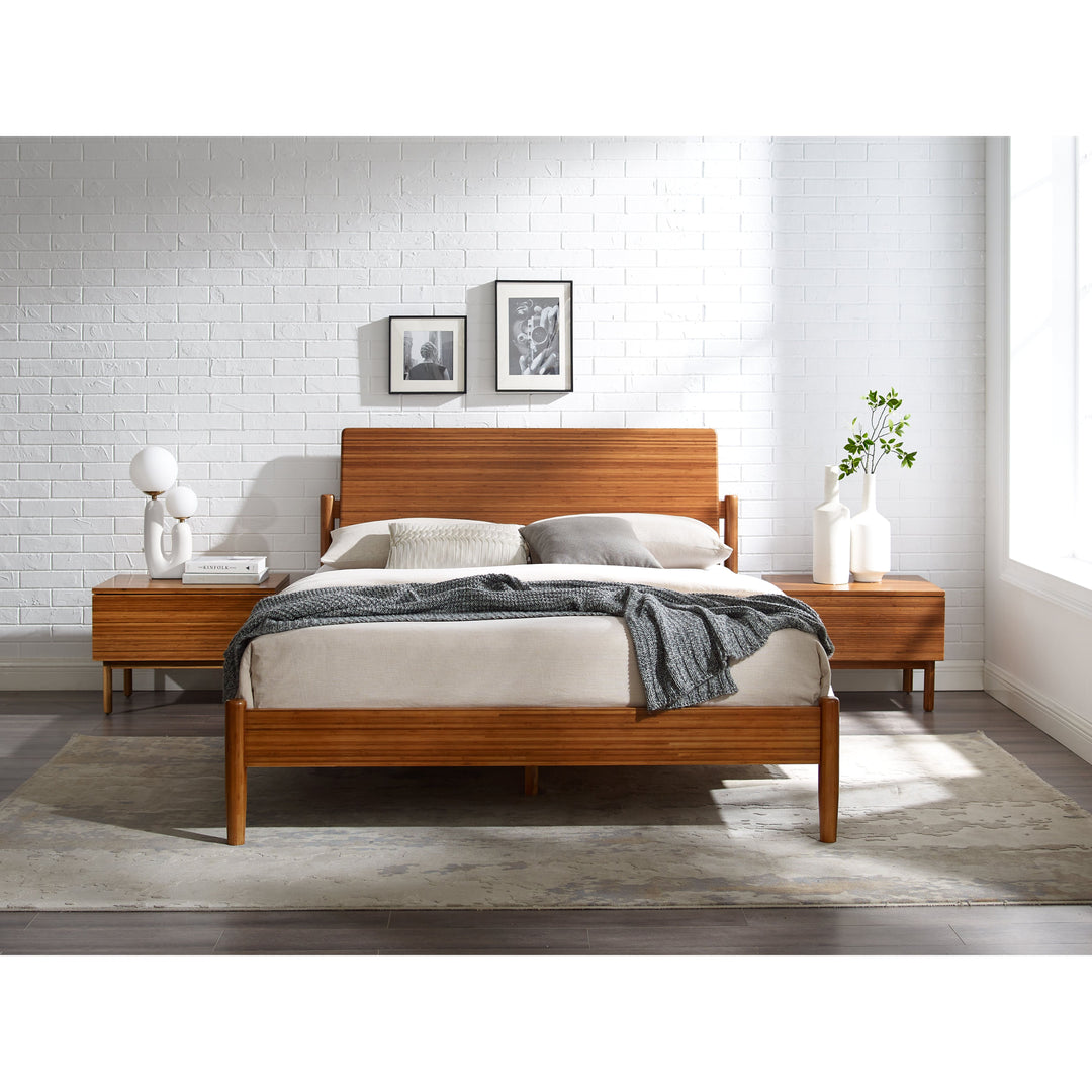 Monterey Queen Platform Bed - Amber