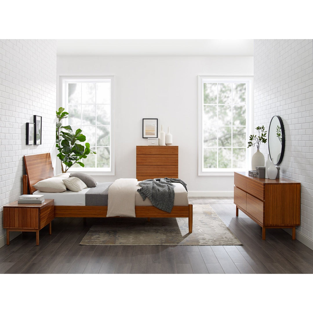 Monterey Queen Platform Bed - Amber