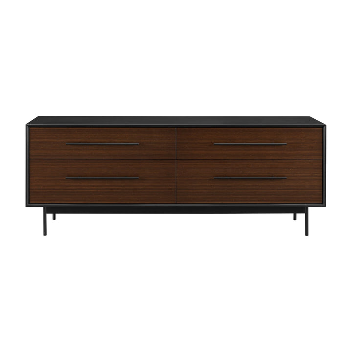 Park Avenue 4 Drawer Double Dresser - Ruby