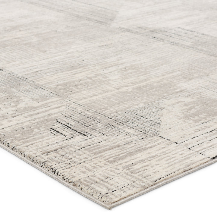 Jaipur Living Sublime Geometric Gray/ Cream Area Rug (6'7"X9'6")