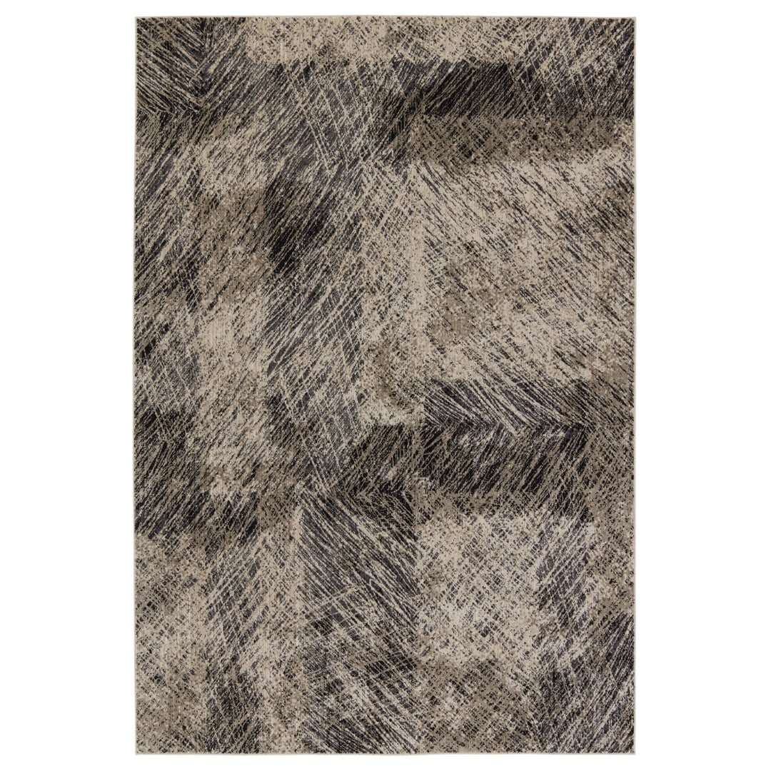 Jaipur Living Dairon Abstract Black/ Taupe Area Rug (8'X10')