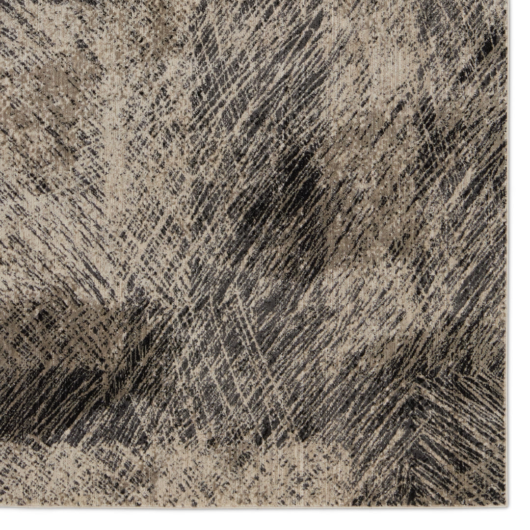 Jaipur Living Dairon Abstract Black/ Taupe Area Rug (5'3"X8')