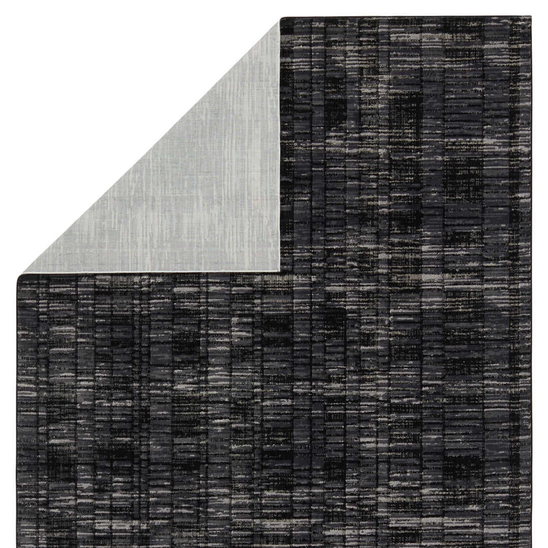 Jaipur Living Carbon Geometric Gray/ Black Area Rug (5'3"X8')