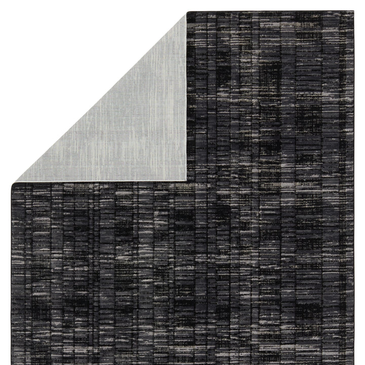 Jaipur Living Carbon Geometric Gray/ Black Area Rug (6'7"X9'6")