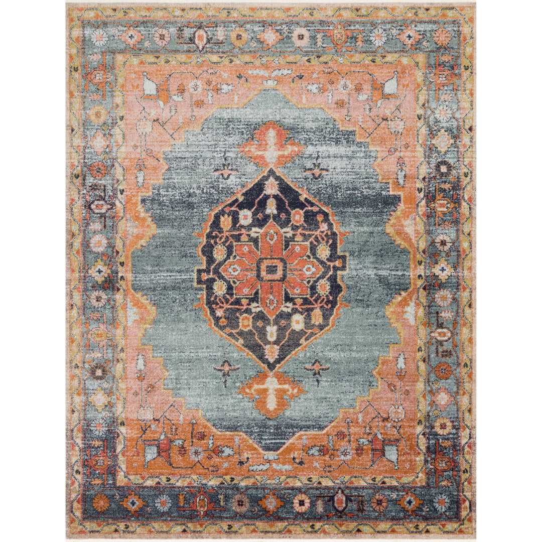 Magnolia Home By Joanna Gaines x Loloi Graham Blue / Sunrise 2'-3" x 12' Runner Rug