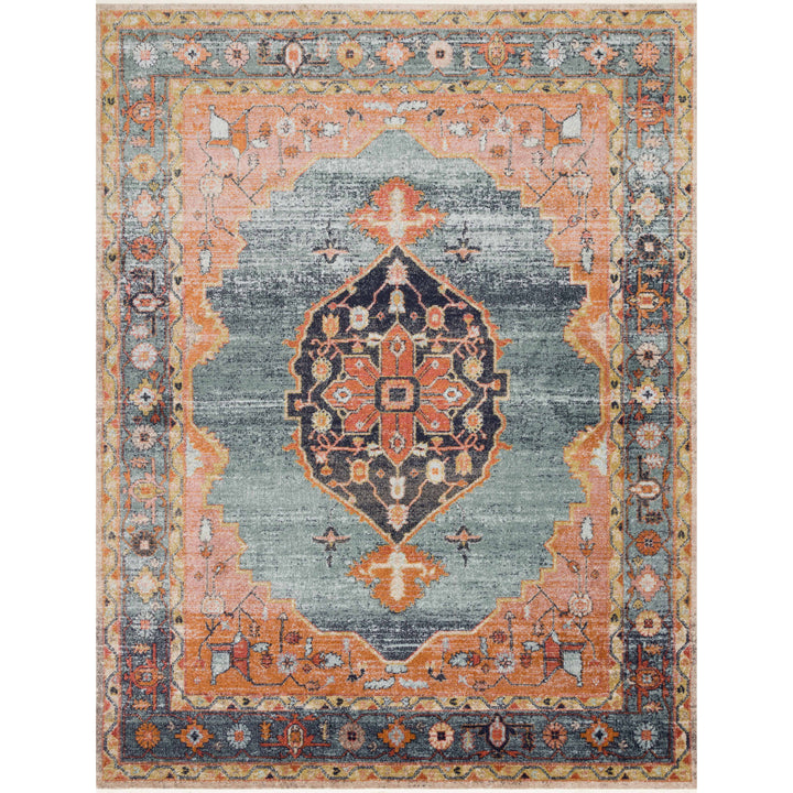 Magnolia Home By Joanna Gaines x Loloi Graham Blue / Sunrise 2'-3" x 12' Runner Rug